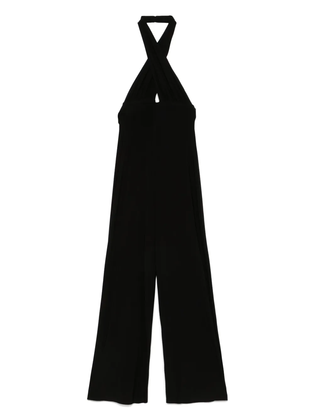 Norma Kamali halterneck jumpsuit | Black | Image 1