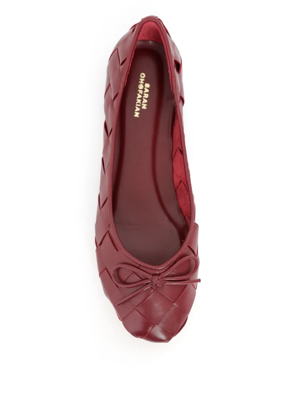 Sarah Chofakian Jack ballet flats Red