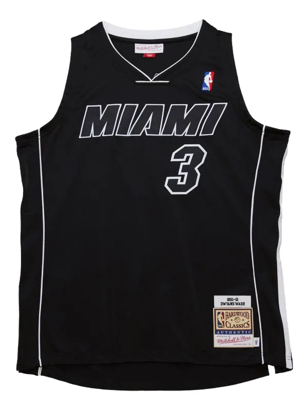 Mitchell Ness Miami Heat 2011 Dwyane Wade Jersey Black FARFETCH PH