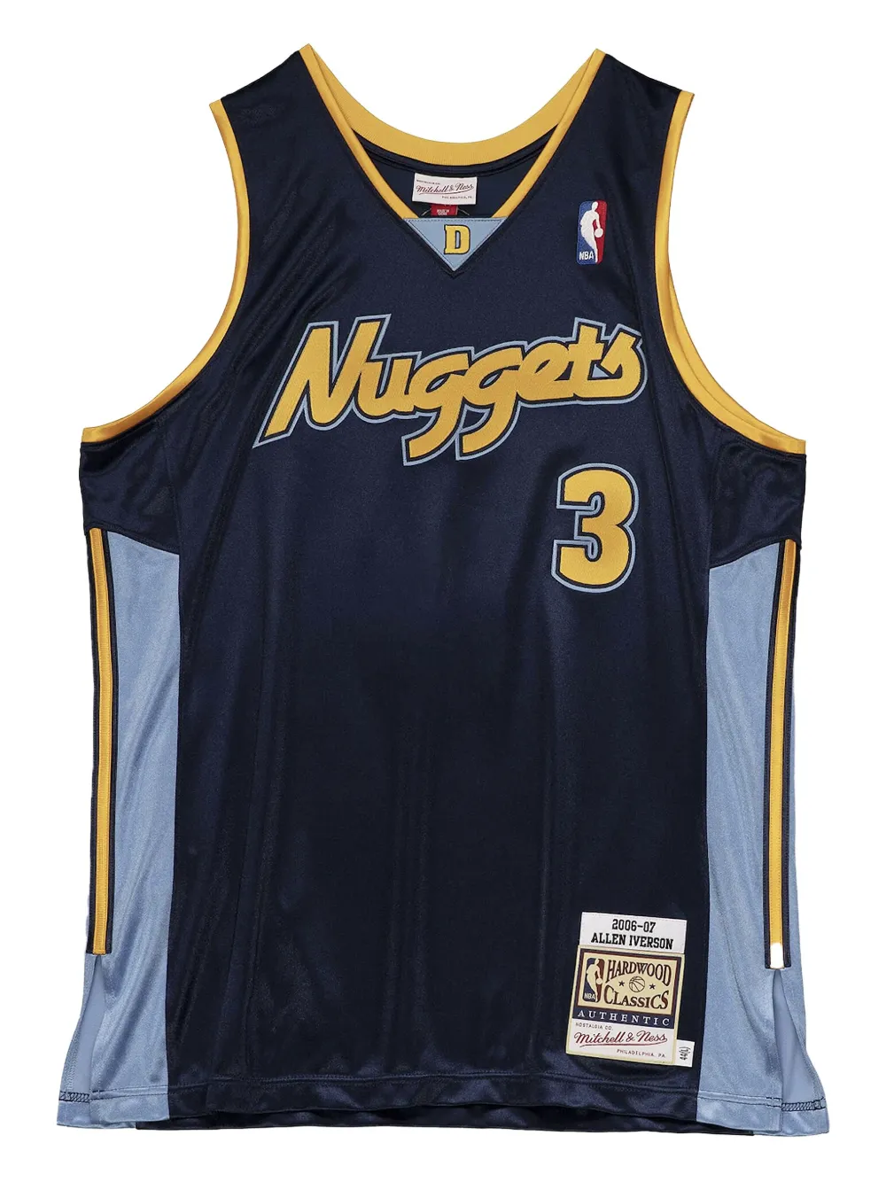 Mitchell & Ness Nuggets 2006 Allen Iverson jersey - ブルー Mitchell & Ness Nuggets 2006 Allen Iverson jersey - ブルー