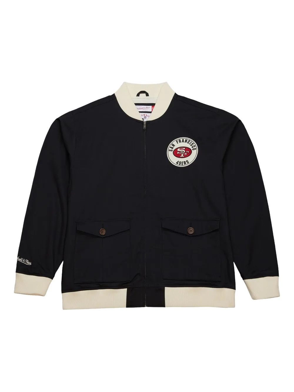 Mitchell & Ness NFL Replay 49ers jacket - ブラック Mitchell & Ness NFL Replay 49ers jacket - ブラック