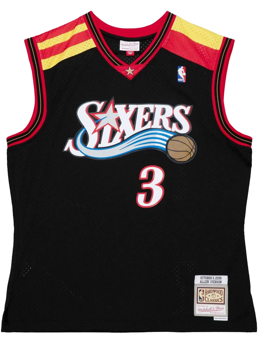 Mitchell & Ness maillot Authentic 'NBA Philadelphia 76ers 2006-07 Allen Iverson' | noir | Image 1