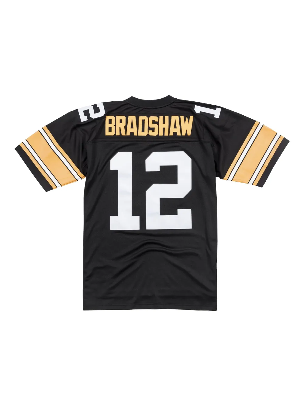 Mitchell & Ness 1976/77 Terry Bradshaw Pittsburgh Steelers Legacy "Black" jersey | T-Shirts | Image 2