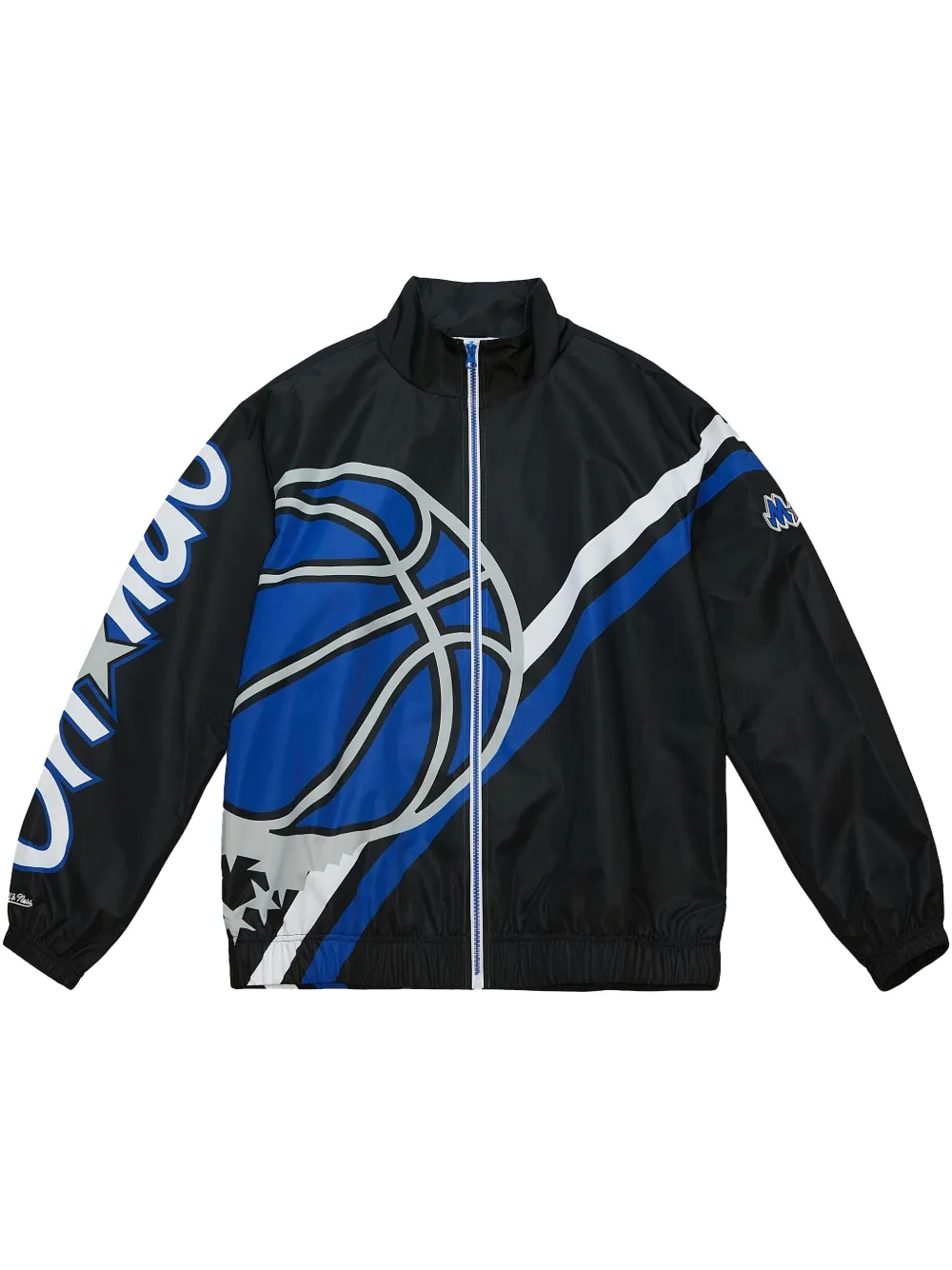 Mitchell & Ness Orlando Magic Exploded Logo warm-up jacket | Black | Image 1