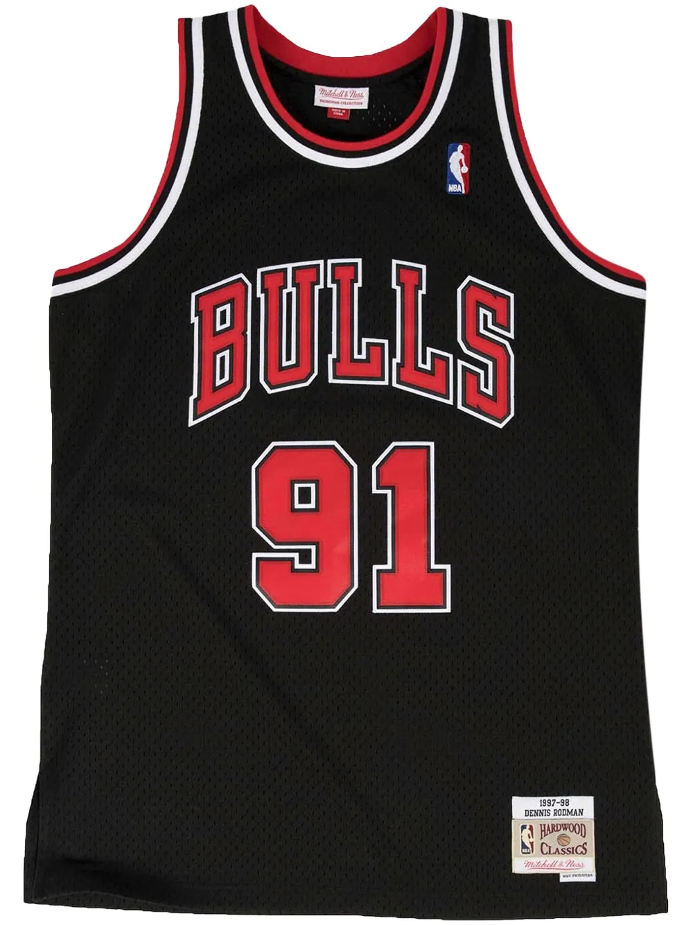 Mitchell & Ness 1997/98 Dennis Rodman Chicago Bulls Authentic jersey | Black | Image 1