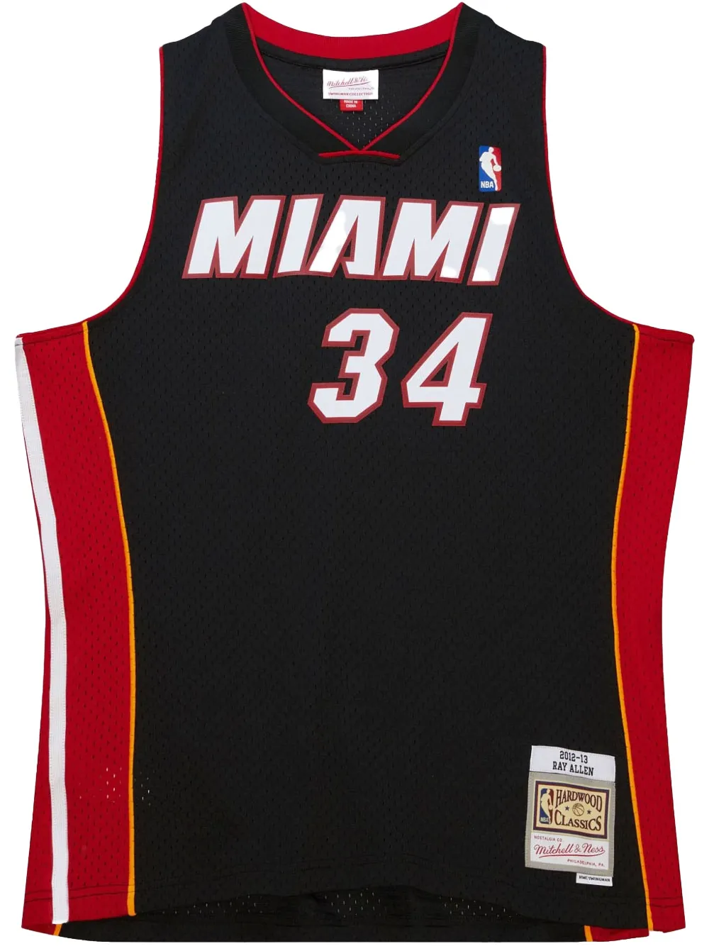 Mitchell & Ness Road Finals "NBA Miami Heat 2012 Ray Allen" jersey | Black | Image 1