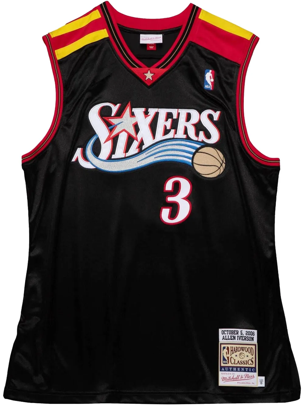 Mitchell & Ness 2006/07 Allen Iverson Philadelphia 76ers Authentic jersey | Black | Image 1