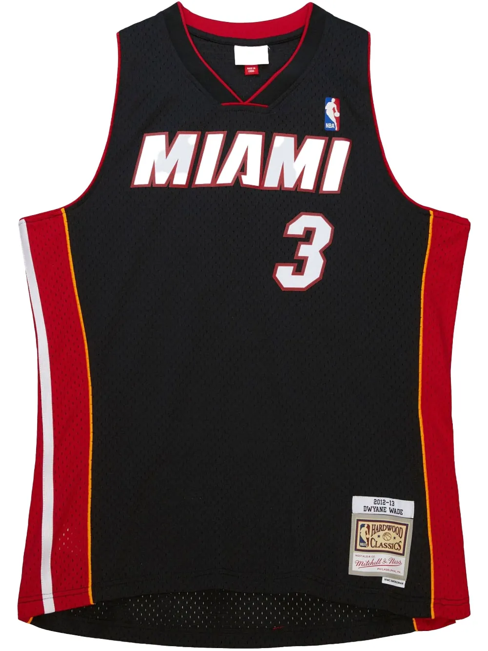 Mitchell & Ness Road Finals "NBA Miami Heat 2012 Dwyane Wade" jersey | Black | Image 1