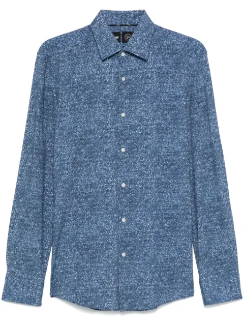 BOSS mélange-effect shirt