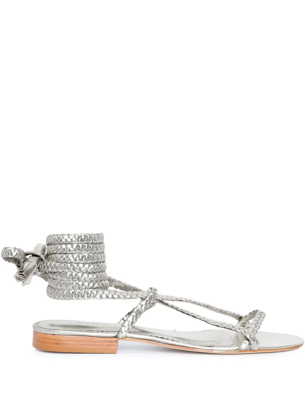 Sarah Chofakian Tresse sandalen Zilver