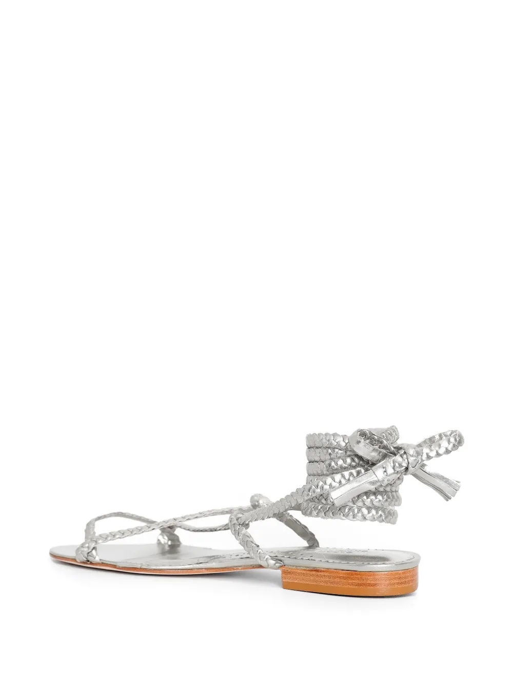 Sarah Chofakian Tresse sandals Silver