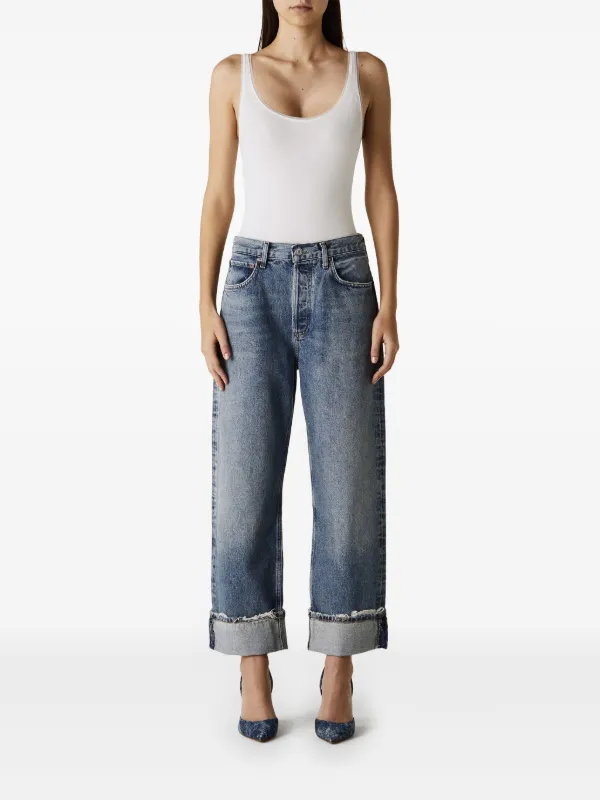 AGOLDE Fran ジーンズ | ブルー | FARFETCH JP