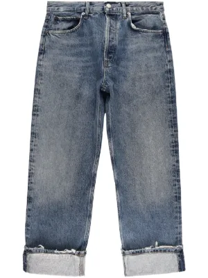 Off-White Meteor cut-out straight-leg Jeans | Blue | FARFETCH