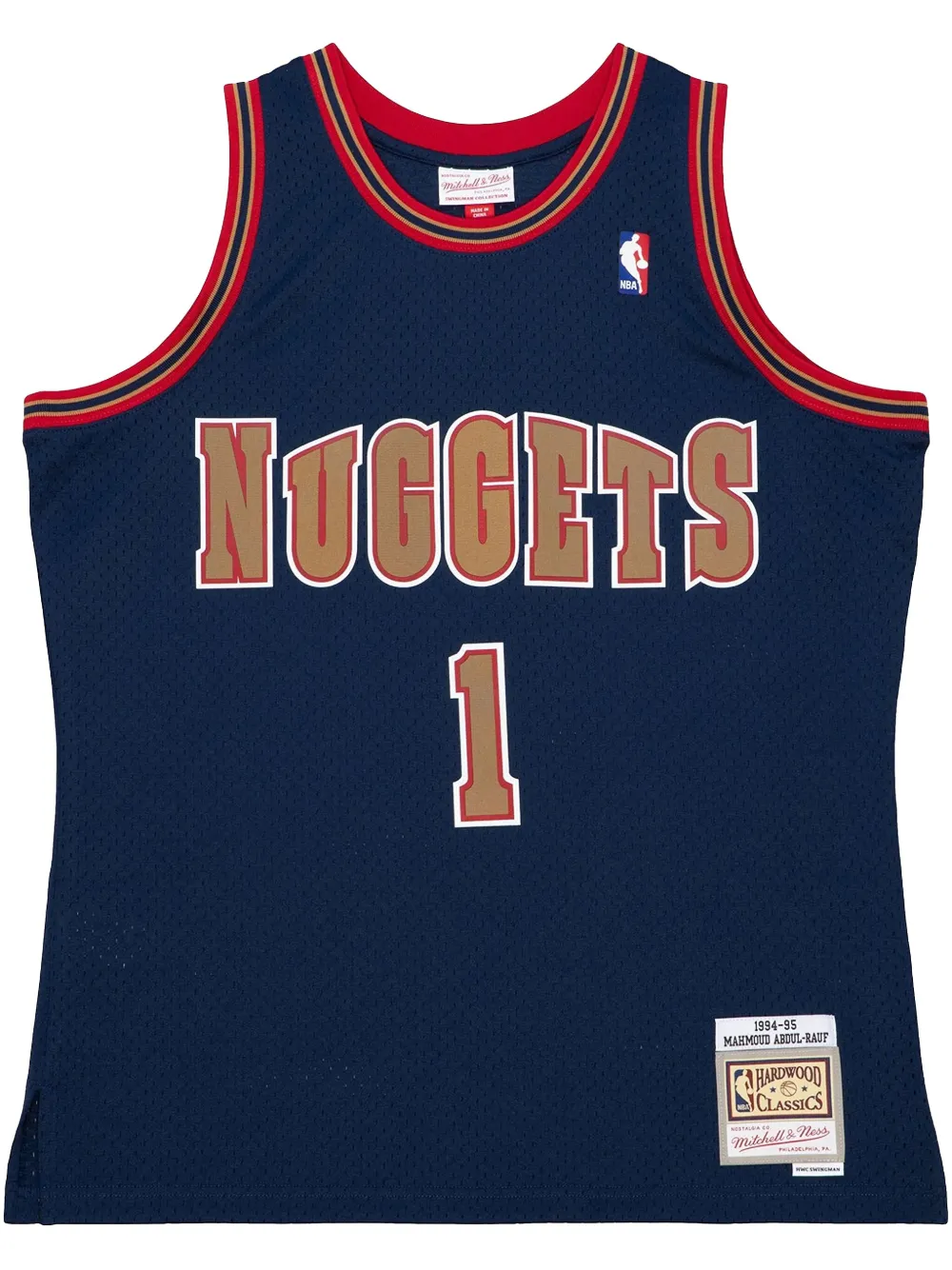 Mitchell & Ness NBA Dark "Nuggets 1994 Mahmoud Abdul-Rauf" jersey | Blue | Image 1