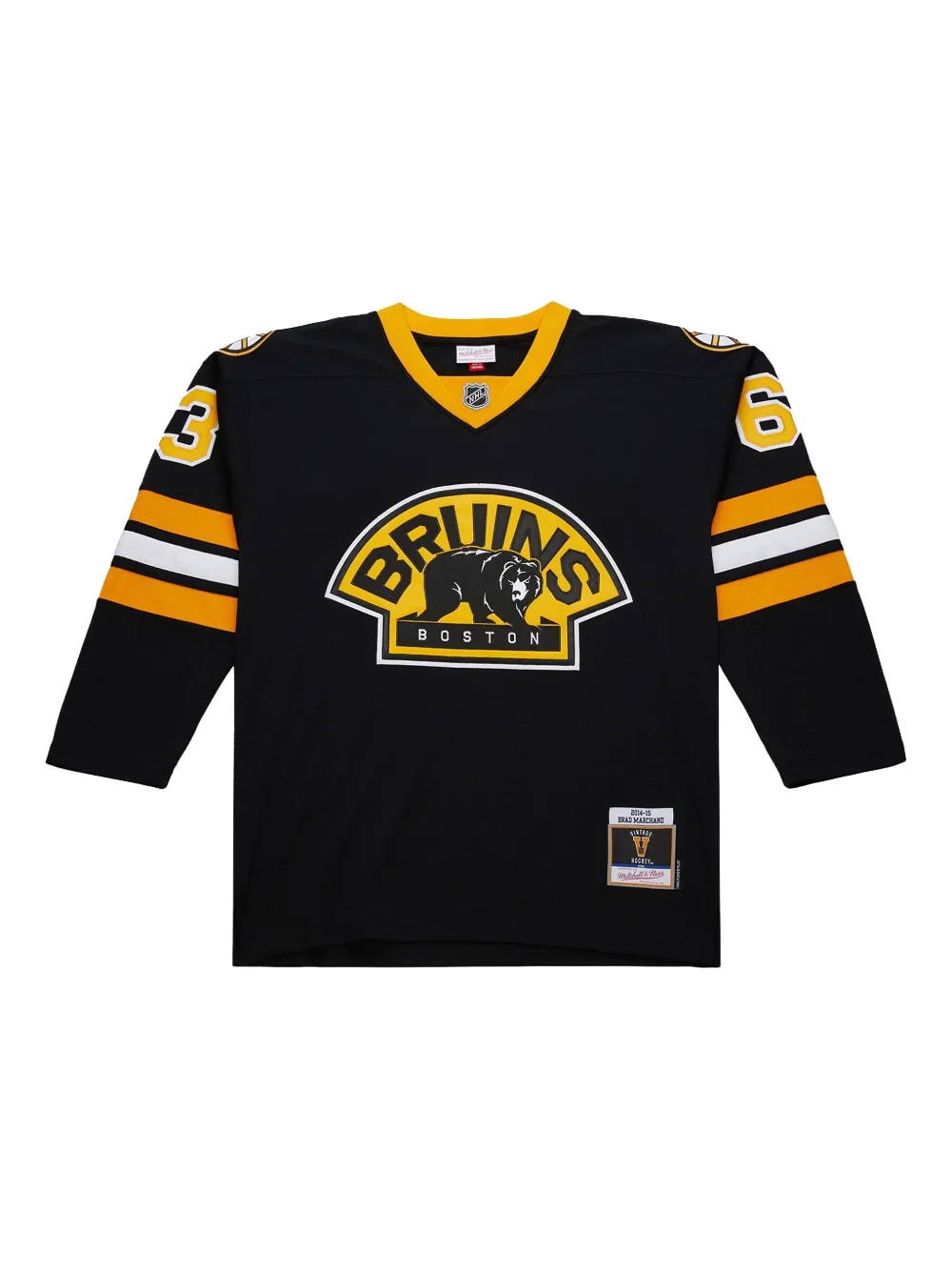 Mitchell & Ness NHL Boston Bruins 2014 Brad Marchand Power Play T-shirt Zwart