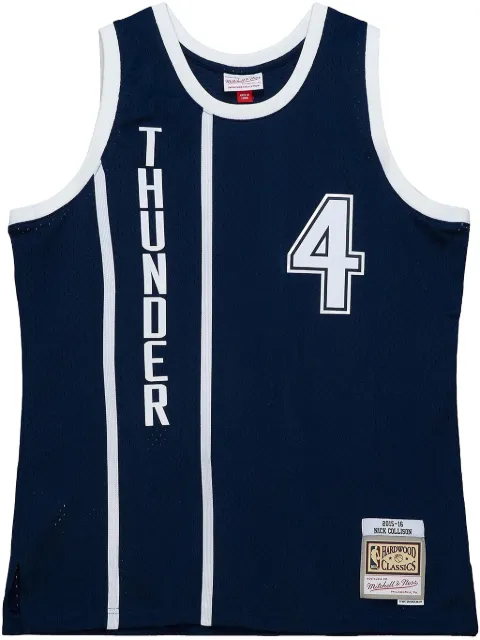 Mitchell & Ness 2015/16 Hardwood Classics Nick Collison Oklahoma City Thunder "Astros Blue" swingman jersey