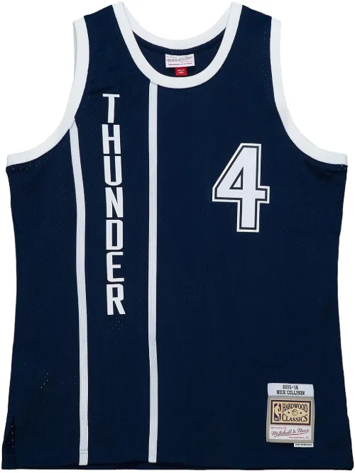 Maillot 2015/16 Hardwood Classics Nick Collison Oklahoma City Thunder 'Astros Blue' - Mitchell & Ness - Modalova