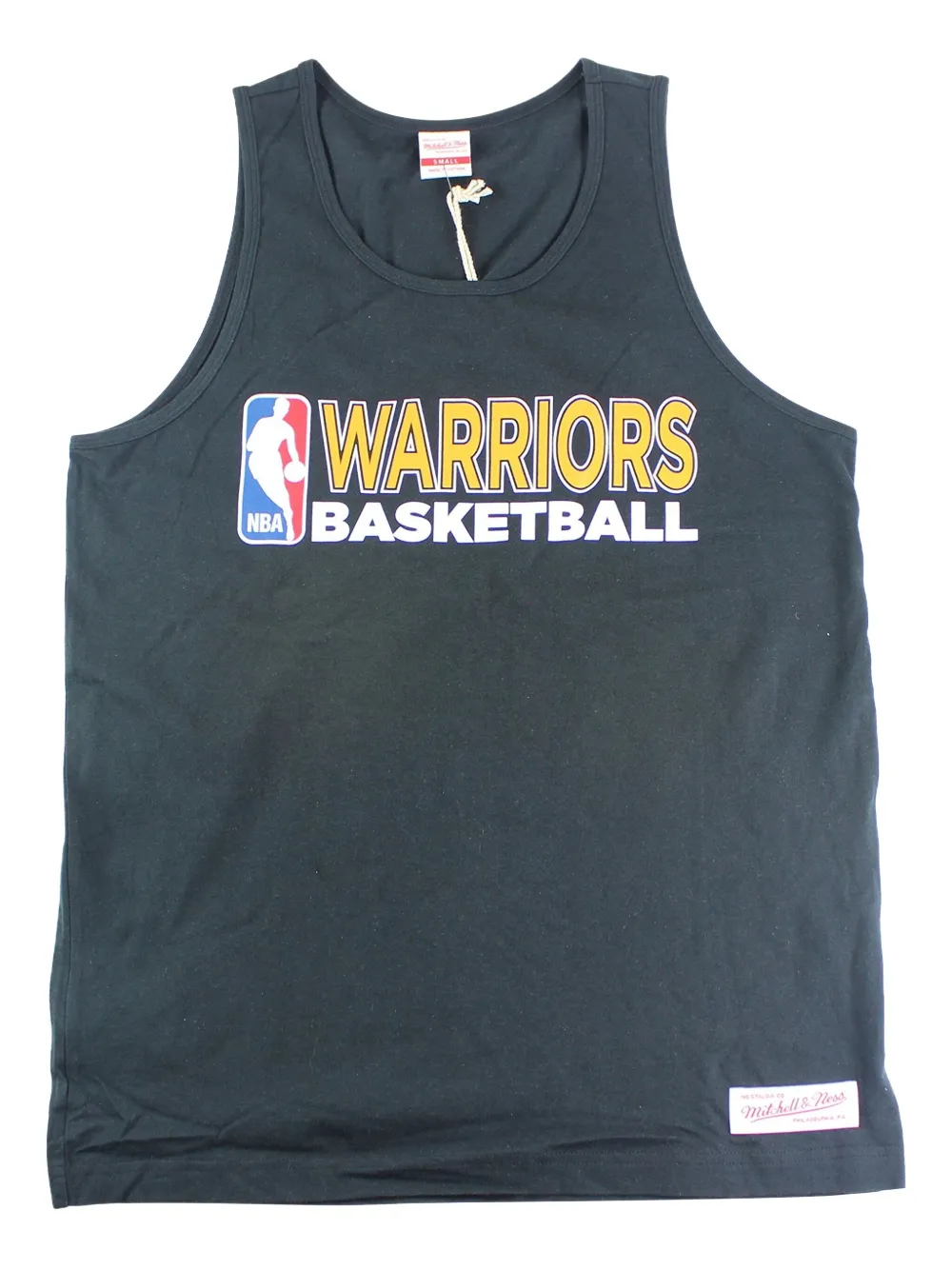 Mitchell & Ness x NBA Golden State Warriors tanktop - Zwart