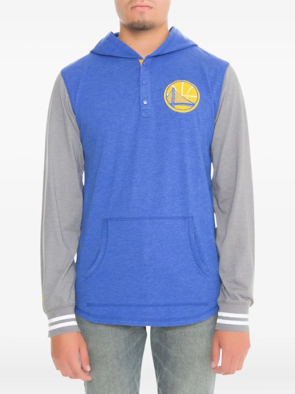 Mitchell & Ness NBA Golden State Warriors Mid-Season hoodie | Blue | Image 1