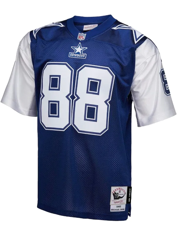 Mitchell Ness Dallas Cowboys 1995 Michael Irvin Jersey Blue
