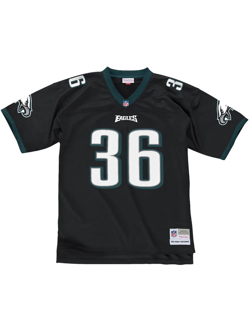 Mitchell & Ness maillot Brian Westbrook Philadelphia Eagles (2004) | noir | Image 1