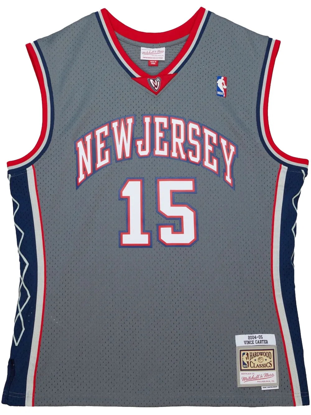 Mitchell & Ness suéter Vince Carter New Jersey Nets Swingman 2004-05 | gris | Image 1
