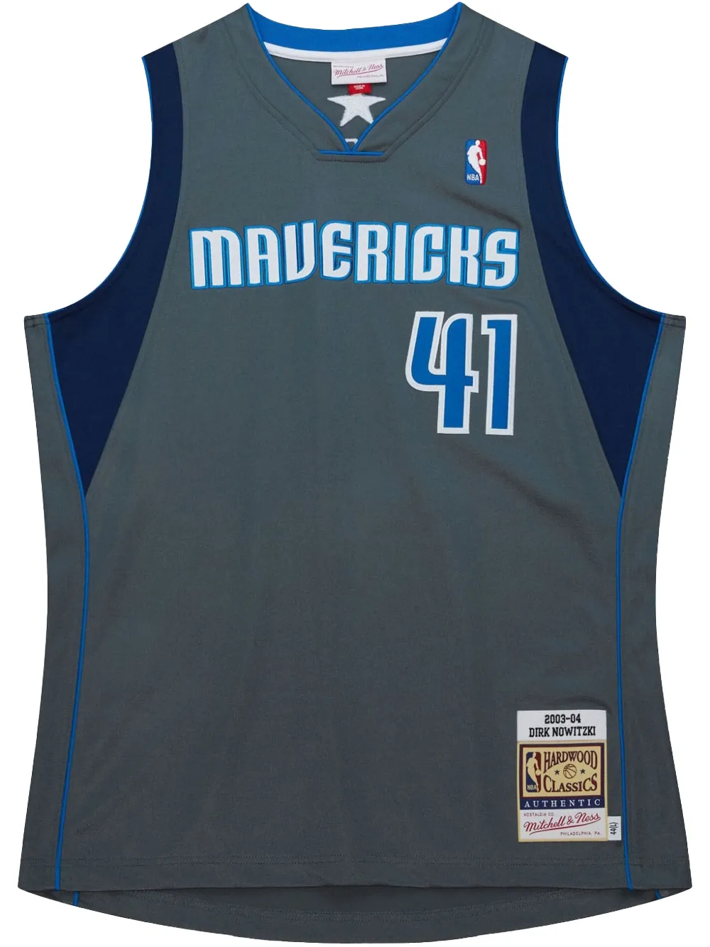 Mitchell & Ness suéter Dirk Nowitzki Dallas Mavericks Authentic 2003-04 | gris | Image 1