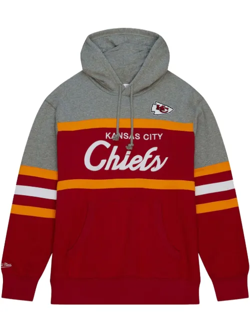Hoodie NFL Head Coach Chiefs 'Grey/Red' - Mitchell & Ness - Modalova