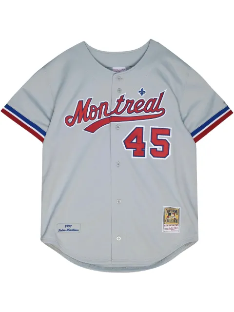 Mitchell & Ness MLB Montreal Expos Cooperstown "Grey/Red" authentic jersey