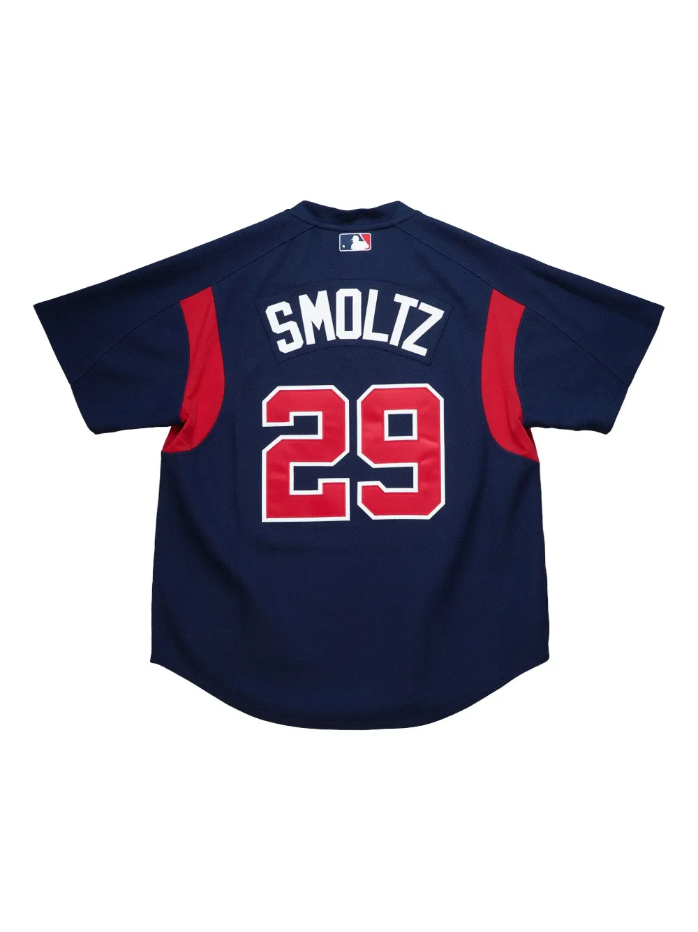 Mitchell & Ness Braves 2003 John Smoltz jersey Blauw