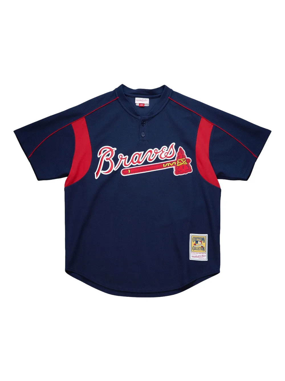Mitchell & Ness Braves 2003 John Smoltz jersey Blauw