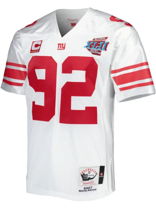 Haut Michael Strahan New York Giants Super Bowl XLII Authentic (2007) - Mitchell & Ness - Modalova
