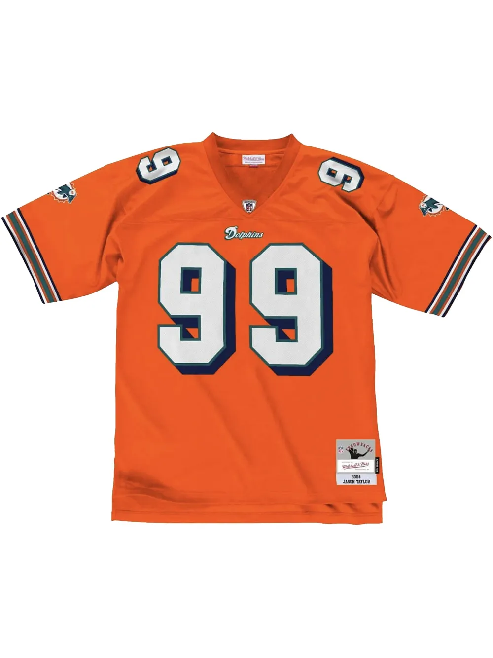 Mitchell & Ness Miami Dolphins 2004 Jason Taylor legacy jersey | Orange | Image 1