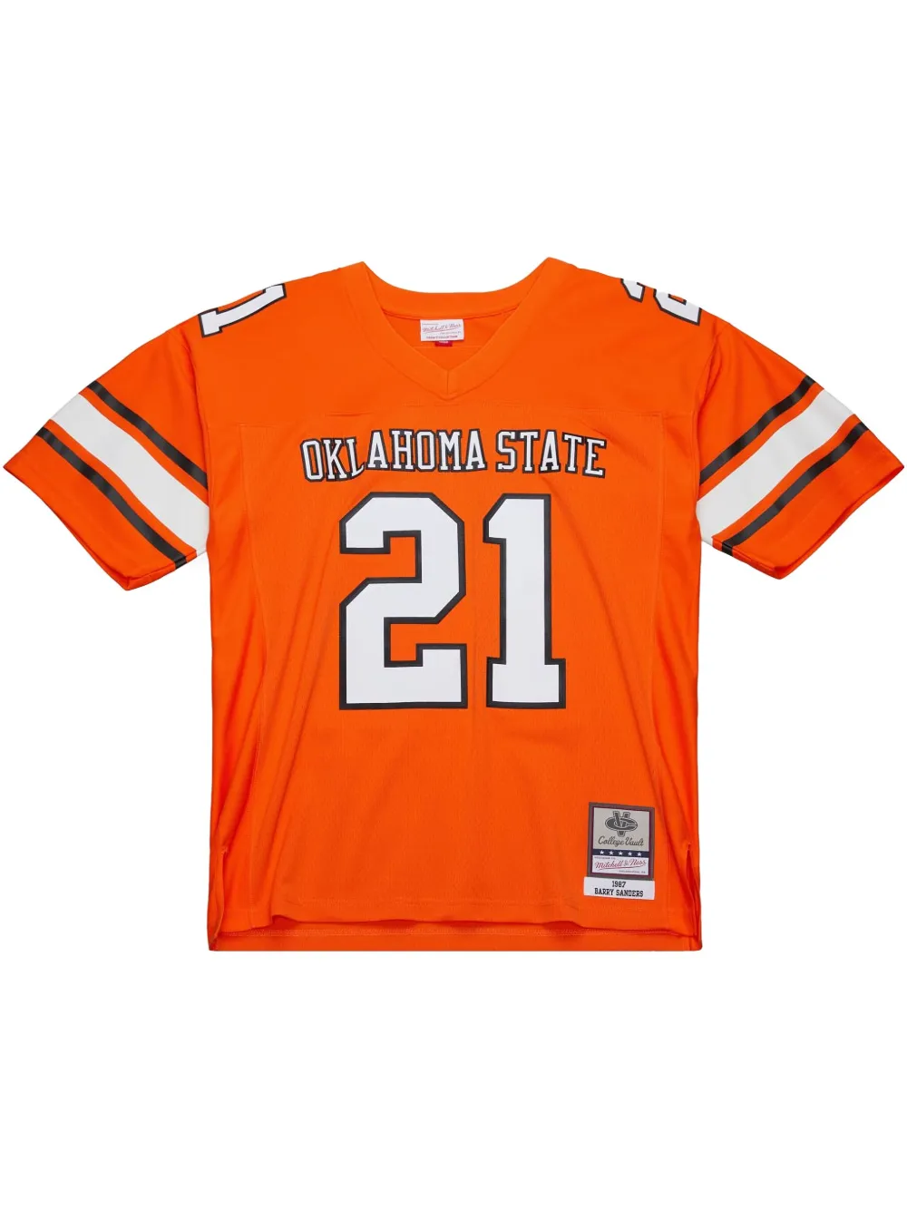 Mitchell & Ness NCAA Dark "Oklahoma State Cowboys 1987 Barry Sanders" jersey | Orange | Image 1