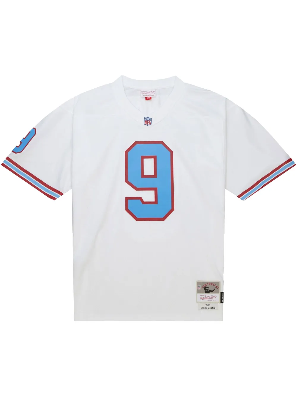 Mitchell & Ness Gridiron Classics Tennessee Oilers 1998 Steve McNair jersey | White | Image 1