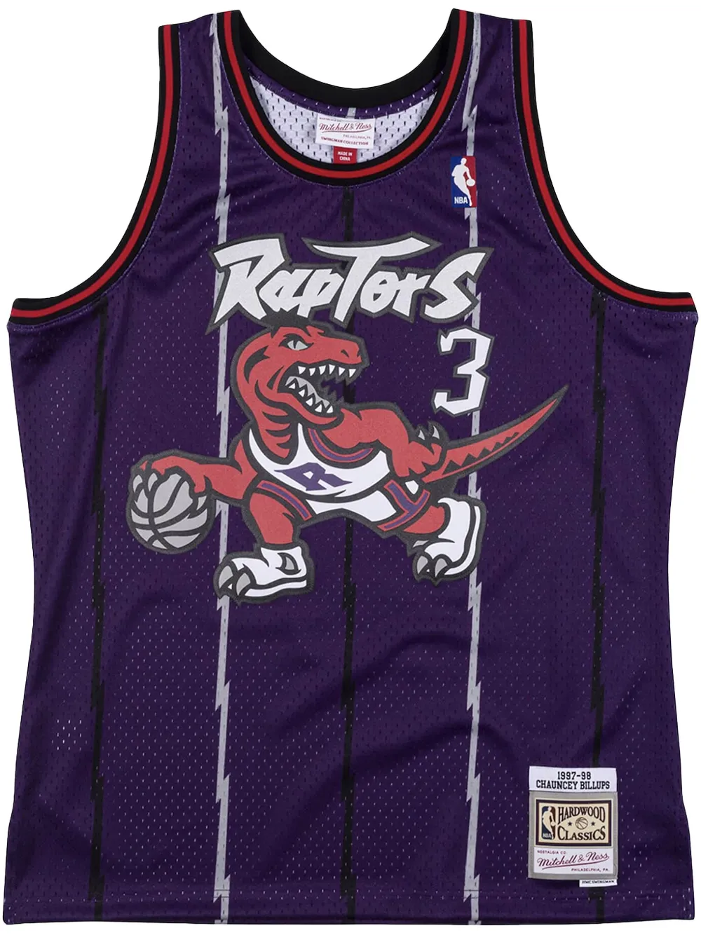 Mitchell & Ness maillot NBA Swingman 'Raptors 1997 Chauncey Billups' | violet | Image 1