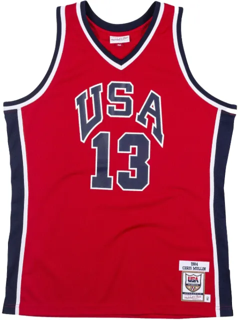 Mitchell & Ness 1984 Chris Mullin USA Basketball "University Red" authentic jersey
