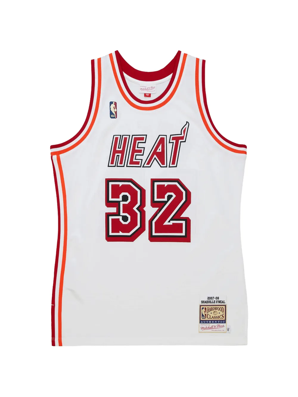 Mitchell & Ness x NBA Miami Heat Shaquille On'Neal 2007/08 swingman jersey - Bianco