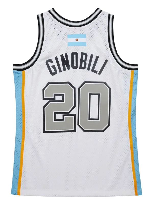 Mitchell Ness 2002 Hardwood Classics Retirement Manu Ginobili