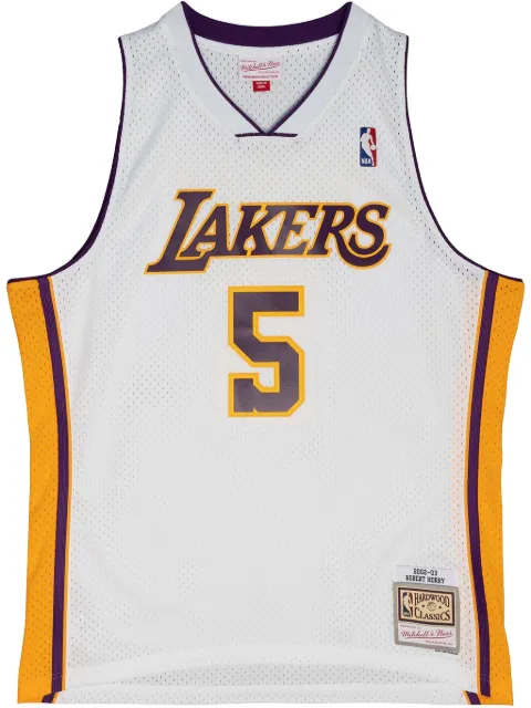 Mitchell & Ness 2002/03 Hardwood Classics Robert Horry Los Angeles Lakers "White" swingman jersey