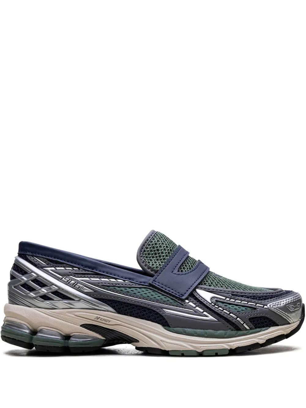 New Balance 1906L "Silver Metallic/Navy/Dark Juniper" loafers - Verde