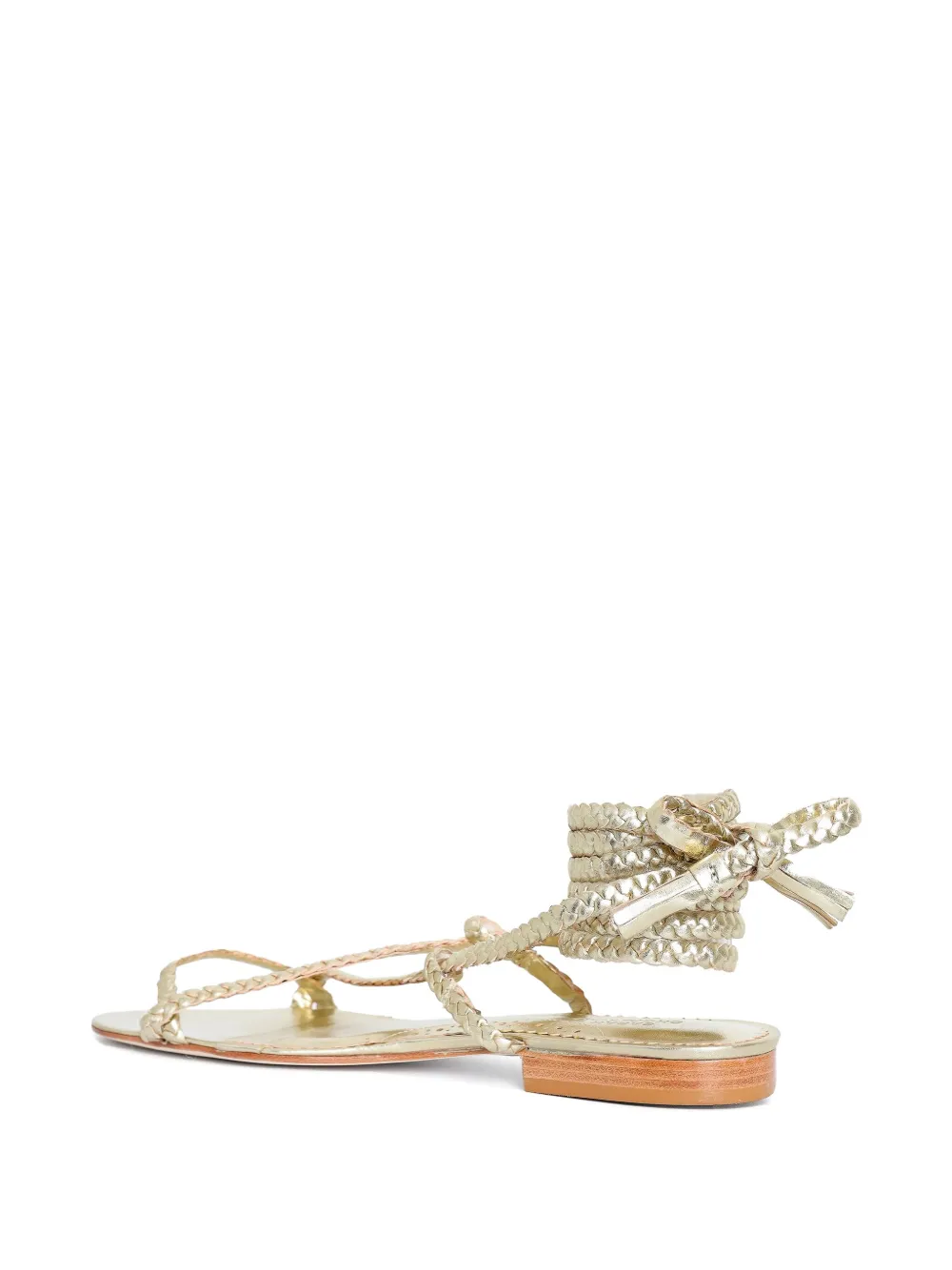 Sarah Chofakian Tresse sandals Gold