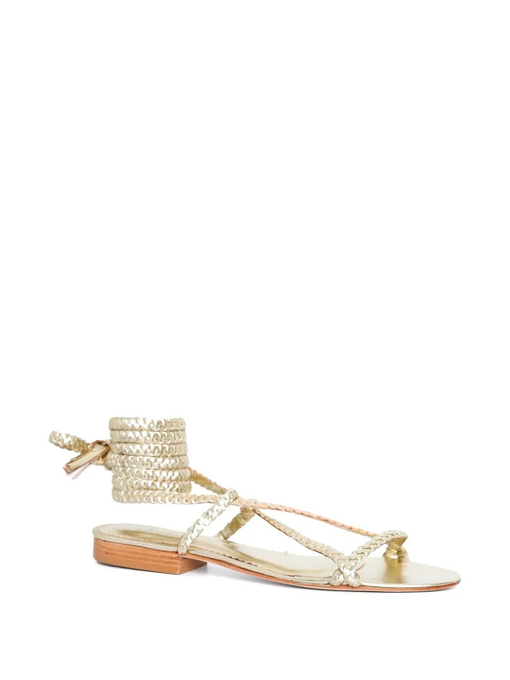 Sarah Chofakian Tresse sandals - Goud