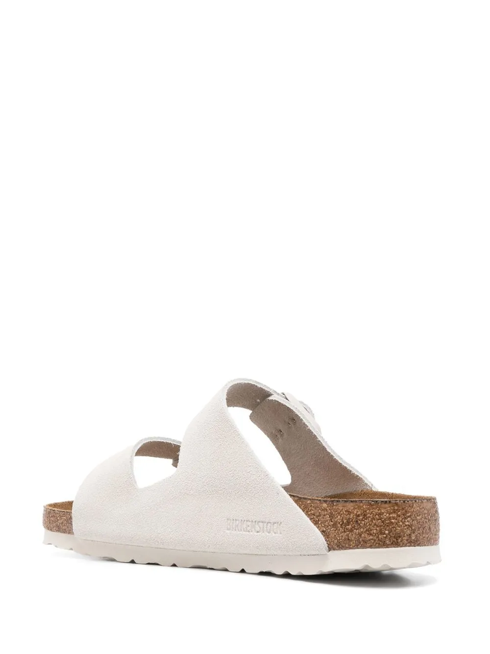 Birkenstock ARIZONA SOFT FOOTBED "Suede Leather Antique White"