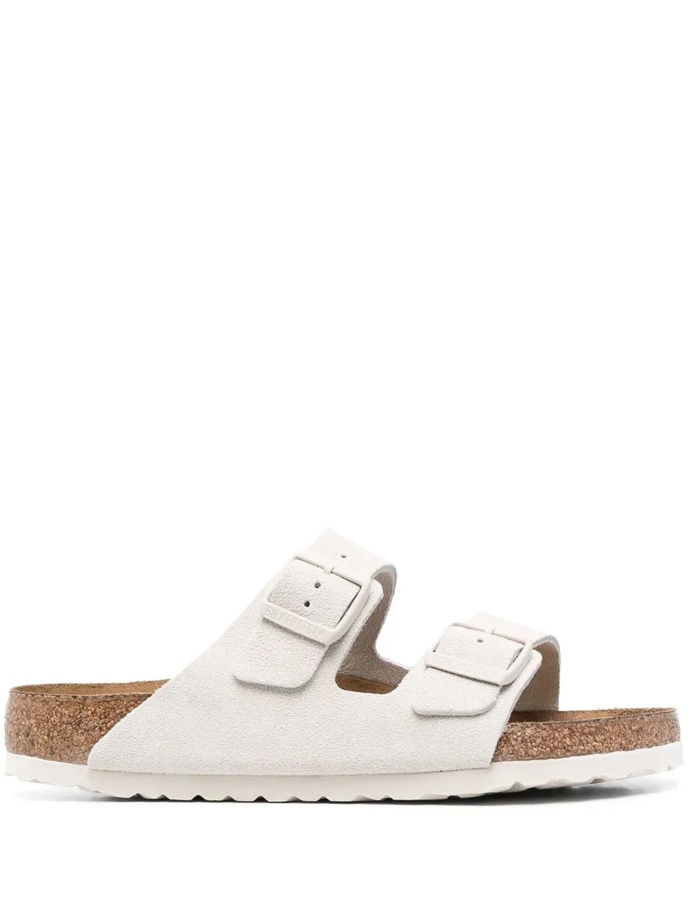 Birkenstock ARIZONA SOFT FOOTBED "Suede Leather Antique White"