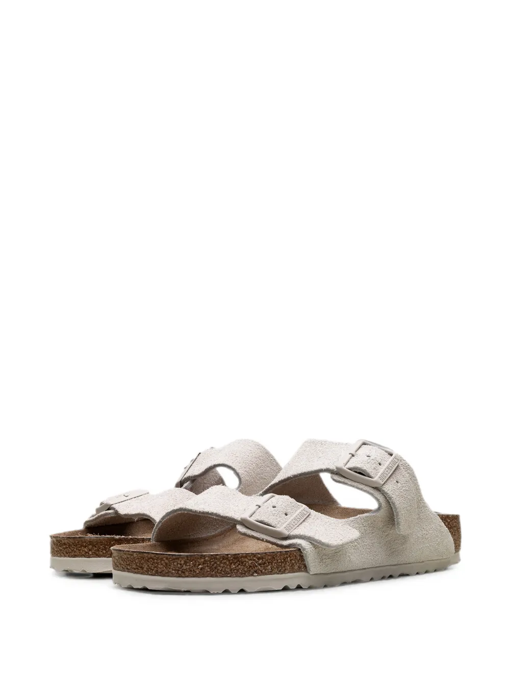 Birkenstock Arizona sandalen met dubbele gesp Wit