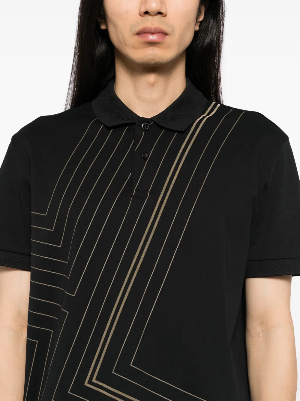 BOSS Poloshirt Zwart