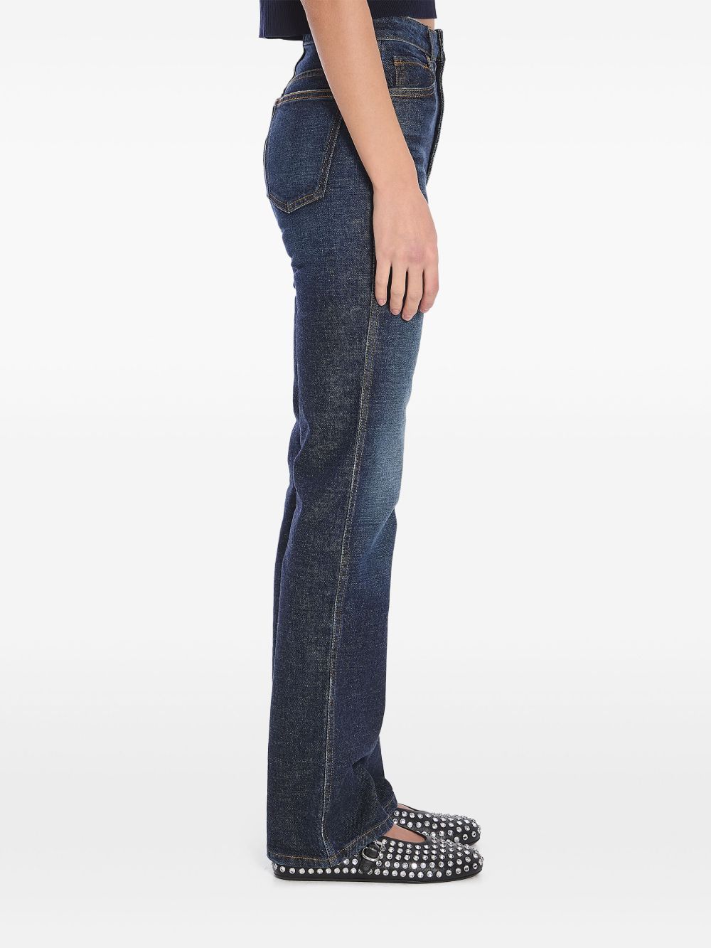 KHAITE Danielle jeans - Blauw