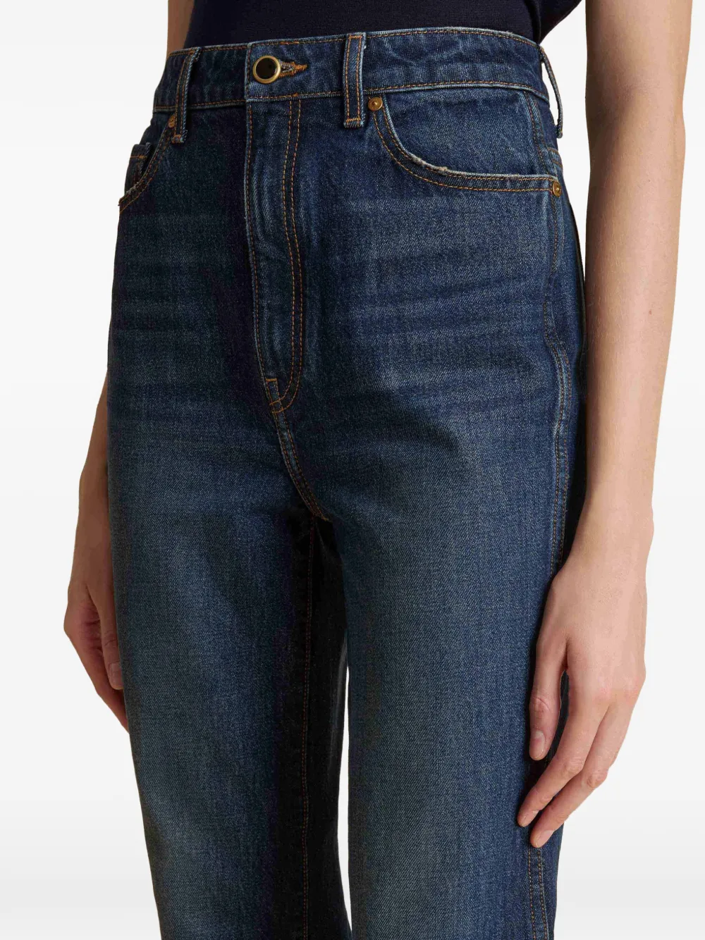 KHAITE Danielle jeans Blauw