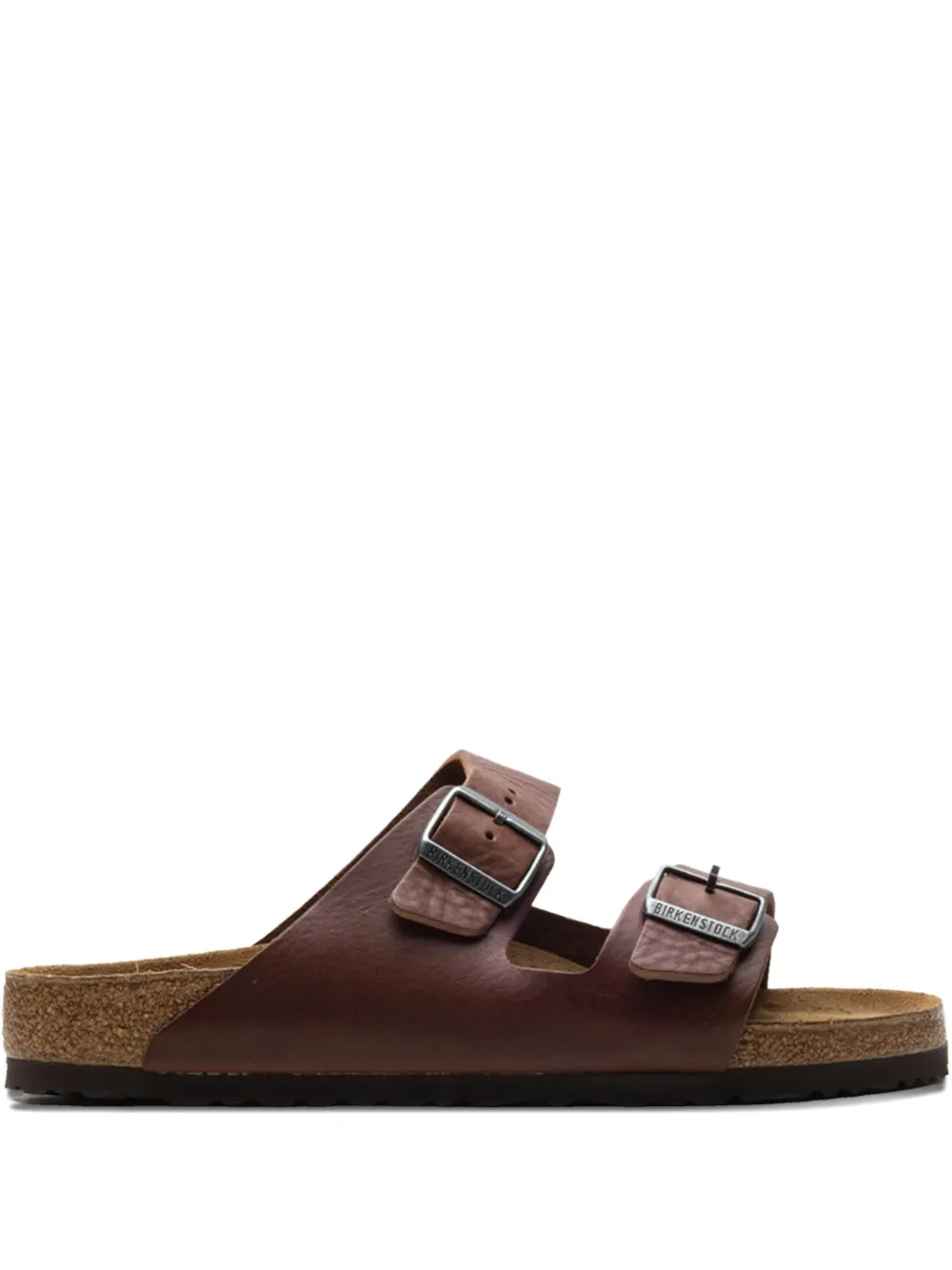 Birkenstock Arizona leather buckle sandals Brown